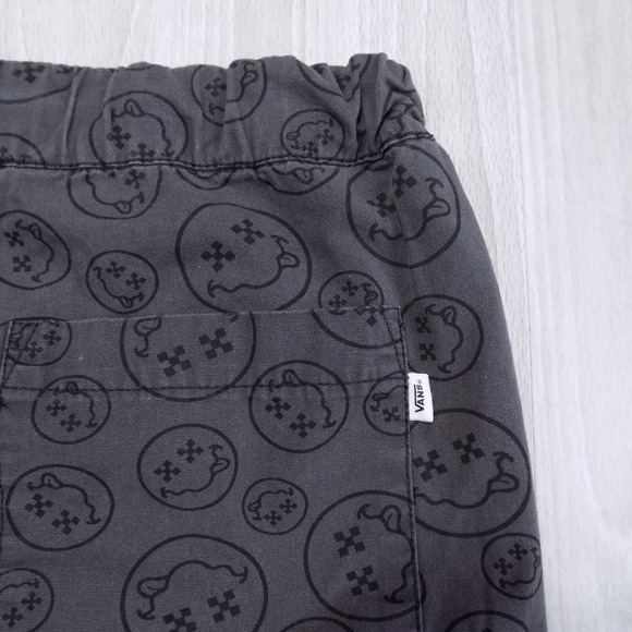 Vans Other - Vans Mens Gray Smiley Face X Eyes Graphic Jogger Pants VN0003Q7HKZ Size M